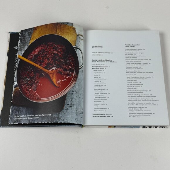 Nopalito A Mexican Kitchen Hardcover Cookbook By Gonzalo Guzmán With Recipes - Picture 3 of 7